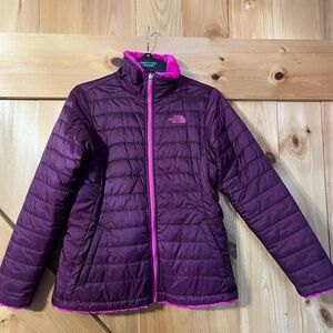 The North Face Plum Quilted Jacket - Reversible